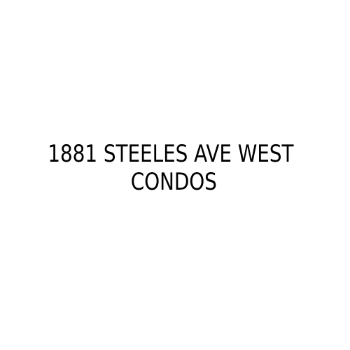  1881 STEELES AVE WEST CONDOS logo 