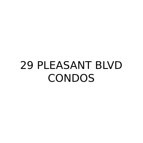  29 PLEASANT BLVD CONDOS logo 