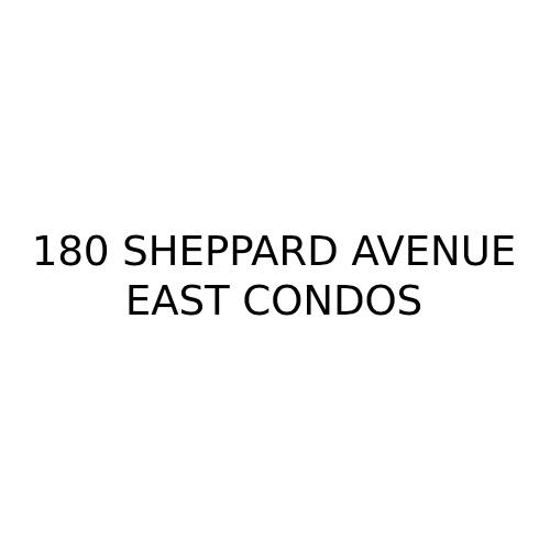  180 SHEPPARD AVENUE EAST CONDOS logo 