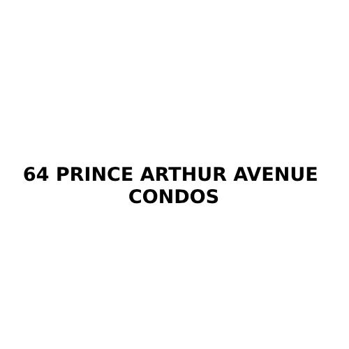  64 PRINCE ARTHUR AVENUE CONDOS logo 