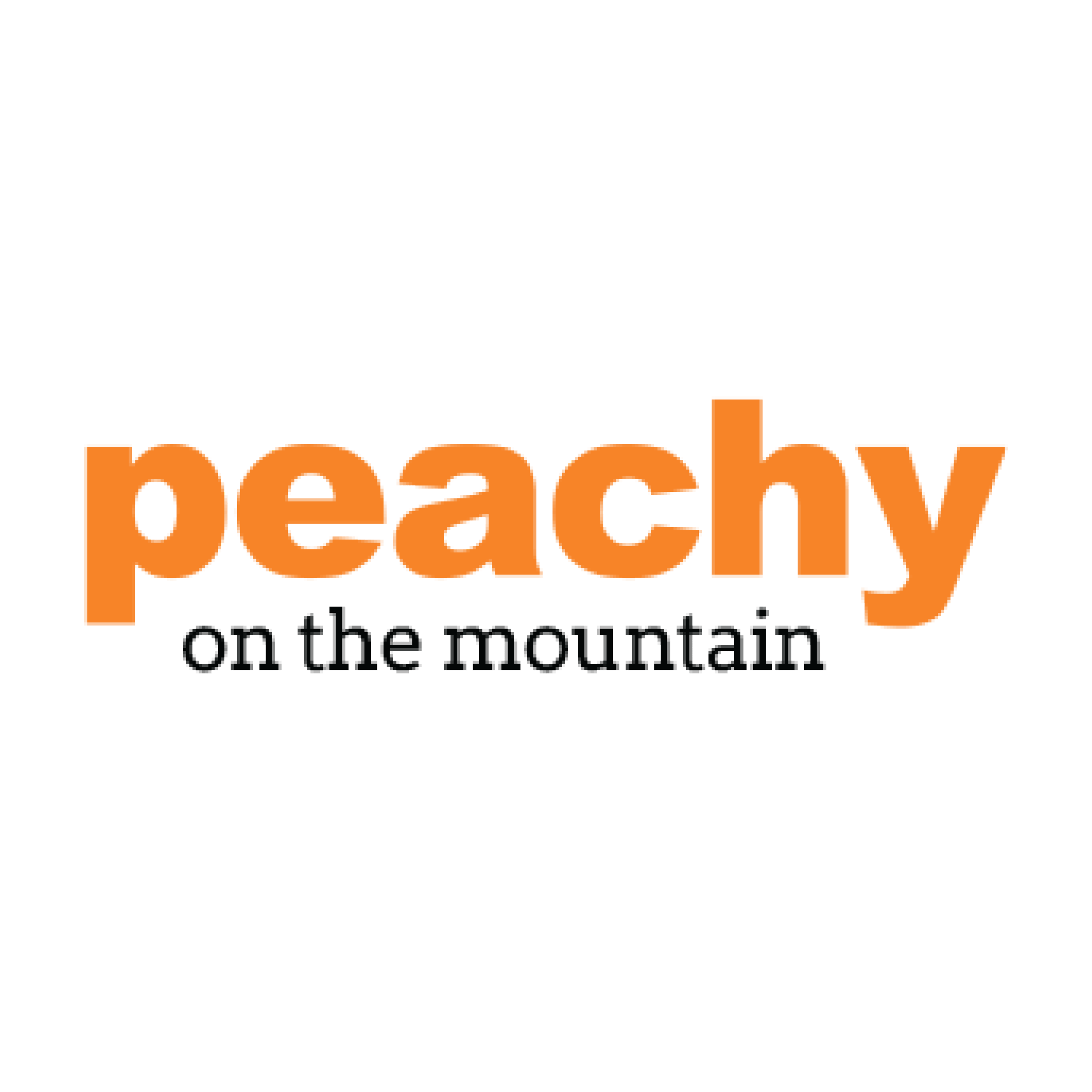  Peachy on the Mountain Towns logo 